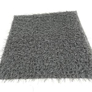 <span class=keywords><strong>Gazon</strong></span> synthétique de loisirs sur mesure de haute qualité avec une hauteur de poils de 24 mm, en PP/PE, gris foncé, résistant aux UV - Product Image 2