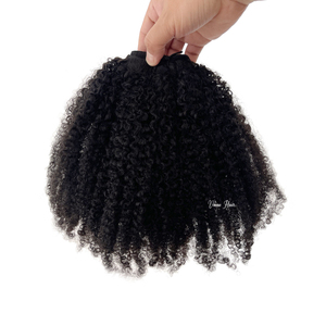 VMAE Best-Selling Afro <strong>Curly</strong> 4B 4C Weft Natural Color Human <strong>Hair</strong> <strong>Piece</strong> Extensions Bundles Black Women 100g Kinky Straight Style - Product Image 2