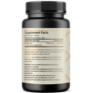 Tablet <span class=keywords><strong>Vitamin</strong></span> <span class=keywords><strong>B12</strong></span> 1000mcg Label pribadi pasokan langsung dari pabrik mendukung metabolisme energi & Kesehatan sistem saraf - Product Image 3