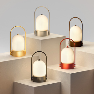 Lámpara de Mesa Recargable Aisilan Serie Austri con Asa, Lámpara de Escritorio Portátil con Atenuación Táctil Inteligente - Product Image 2