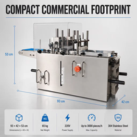 Nouvelle machine à découper les biscuits surgelés entièrement automatique pour boulangerie commerciale, 220V, acier inoxydable 304, haute efficacité