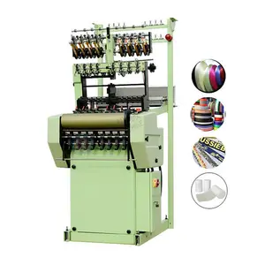 China supplier professional custom made automatic narrow fabric weaving loom needle loom machine