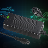 Adaptateur d'alimentation 29,4V 10A dédié aux batteries au lithium ternaire à 7 cellules pour chargeur de tricycle électrique pliable