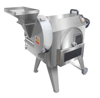 Machine à découper les fruits et légumes commerciale en acier inoxydable SUS304, trancheuse, hachoir et déchiqueteuse pour pommes et bananes, avec certification CE