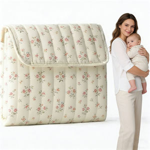 Fasciatoio Portatile Arrotolabile in Cotone Impermeabile Pieghevole Imbottito per Viaggi e Borse per Pannolini - Product Image 4