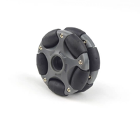 Roue omnidirectionnelle solide Sd 58 mm 14135S, anti-crevaison, compatible LEGO NXT, durable, en nylon, polyuréthane, acier, caoutchouc, plastique, type pivotant