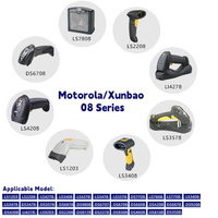 DB9 hembra a RJ50 RJ45 resorte en espiral RS232 para símbolo LS2208 DS3578 DS9208 DS2208 LS4208 LS4478 DS9208 5V RS232 longitud del Cable 3M