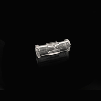Connecteur de seringue Luer Lock à double hélice, raccord de transfert Luer femelle transparent, en PP de qualité médicale sans BPA pour