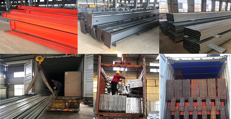 Waterproof Prefabricated Warehouse Steel Structure Building Workshop