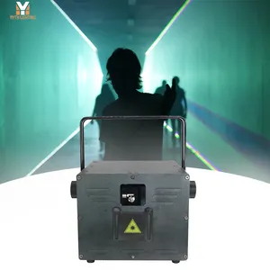 Лазерный проектор с логотипом ILDA + DMX512, 2 Вт, полноцветная анимация, текстовое лазерное световое шоу для клуба