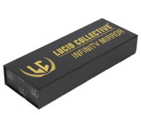 Caja Rígida Magnética Negra con Aspecto de Cuero, con Grabado y Laminado Mate, Reciclable y Personalizable, Caja de Regalo de Lujo para Cartera de Hombre