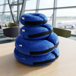 Collier de soutien pour chien en néoprène bleu, coussin de protection pour animaux de compagnie, bouée de voyage pour voiture, bateau, natation - Product Image 5