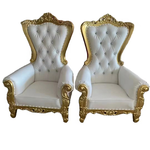 Chaise Trône Royale de Luxe pour Enfants, Chaise de Roi pour Bébé, Idéale pour Baby Shower, Anniversaire, Mariage et Événements - Product Image 1