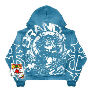 Comfortable Hooded <b>Top</b> Printed Logo <b>Men</b> Hoodies Casual <b>Long</b> <b>Sleeve</b> Fashion Wear Apparel for Outdoor Lifestyle <b>Men</b> Zipper Hoodies - Product Image 3