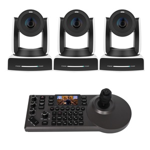 4K60FPS 30X AI Auto Tracking NDI Camera Controller Joystick <b>Keyboard</b> for Church Worship Live Conference MC630+MKB20 Voting - Product Image 4