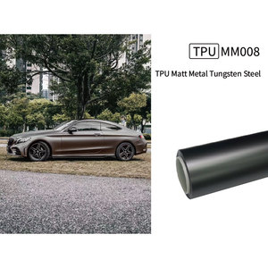 HEY FILM 190Microns TPU Mat Métal Tungstène Acier Peinture Protection Auto-Guérison Anti-Rayures Mat Couleur Ppf Film - Product Image 2