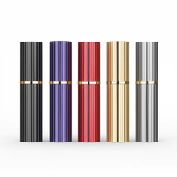 Flacon de parfum miniature premium 5 ml, léger, portable, vaporisateur de parfum rechargeable, atomiseur de voyage pour les voyages et les cadeaux