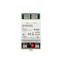 Sunricher DIN Rail Ethernet DALI+Zigbee 2 in 1 Smart Gateway Terintegrasi Dengan BACnet MQTT Kompatibel Dengan HA SR-GW-ZDA-PRO