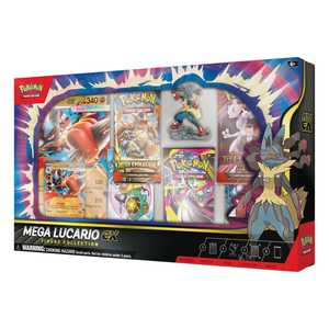 TCG Versione Inglese Mega Lucario Ex Collezione di Figure in Carta 1000g, Spedizione Manuale, Disponibile - Product Image 3