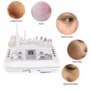 Offre Spéciale : Appareil Facial Galvanique Ultrasonique 8-en-1 avec Aspiration, Pulvérisation et Massage, Traitement Anti-Acné et Lifting du Visage, Ultrason de Cautérisation 8-en-1 - Product Image 6