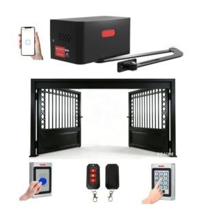 Porte battante en aluminium, porte battante double, charnière de porte battante, moteur de porte battante, prix de la porte battante - Product Image 6