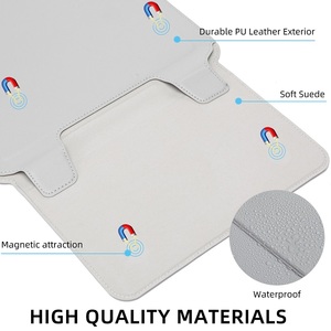 Funda Multifuncional 4 en 1 Magnética Impermeable de Cuero PU Suave para <span class=keywords><strong>Laptop</strong></span> de 13, 14 y 15 Pulgadas con Soporte para MacBook - Product Image 3