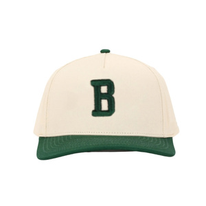 Gorra de camionero de 5 paneles de algodón con ala curvada estructurada y logotipo de letras bordadas en 3D personalizadas Unisex al por mayor, gorra de estilo deportivo - Product Image 2