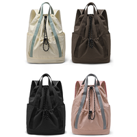 Sac à dos imperméable à cordon pour femmes et hommes sac à dos de gymnastique sac de badminton pour étudiants sac de sport à cordes