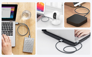 Factory Wholesale SUNGUY Nylon Braided Type 5Gbps High Speed <b>USB</b> Data <b>Charging</b> <b>Cable</b> <b>cable</b> de carga cavo di ricarica - Product Image 6