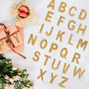 Ensemble de patchs <span class=keywords><strong>en</strong></span> résine avec strass <span class=keywords><strong>alphabet</strong></span>, taille 4,7 cm, auto-adhésifs |   26 lettres 0-9 Patchs <span class=keywords><strong>en</strong></span> cristal Feutre Chapeau Vêtement Décoration de la maison - Product Image 2