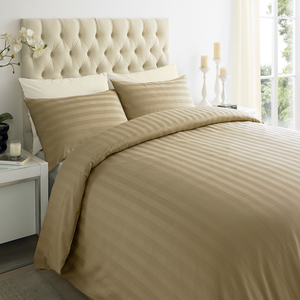 Draps de lit en satin 250 TC à rayures de 2 cm, qualité hôtelière supérieure, pour usage domestique, fabrication indienne en gros - Product Image 2
