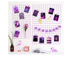 Kit de prise de photos personnalisée, 60 pièces, pour mur et <span class=keywords><strong>esthétique</strong></span>, photos violettes de 4x6 pouces avec ruban Double face, livraison gratuite - Product Image 4