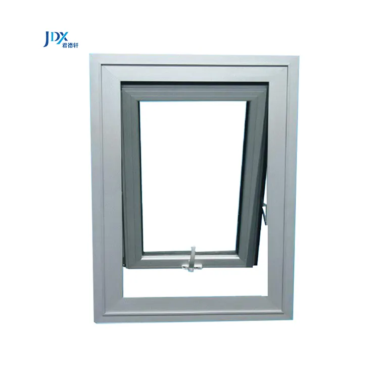 Energy Efficient Casement Window High Security Single Awing Mobile Customized Colors Aluminum Glass Awing Window