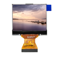2.0 inci resolusi 320x240 6Bit RGB Antarmuka 40pin TFT layar LCD 2.0 inci persegi Lcd modul dengan Panel sentuh opsional