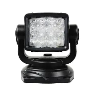 New Product Strong Magnetic Installation 360 Rotation LED Remote Control Search Lights Driving Light