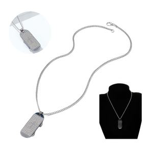 Collar de gargantillas con colgante de monopatín con letras para hombres, mujeres, parejas, collar largo de acero de titanio, collar de regalos para <span class=keywords><strong>novio</strong></span> - Product Image 5