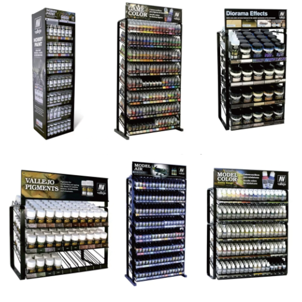 Apache Custom 4 Tier Lubricating Oil Display Shelf for Auto Repair Shops, Gas Stations and Automotive Part Stores — view 6