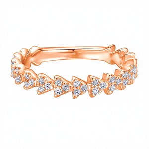 Bagues de fiançailles et de mariage tendance pour femme, en argent sterling plaqué rhodium inaltérable, avec pierres de zircon 5A et motif floral - Product Image 4