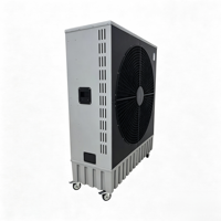 Refroidisseur d'air évaporatif mobile commercial à haut débit d'air pour salles, lieux publics et centres commerciaux de 180 à 220 mètres carrés – Équipement de refroidissement