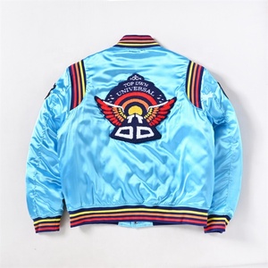 Veste en satin Topshow 100% coton Streetwear Patchwork Broderie Bouton Veste d'hiver Veste à sangle - Product Image 2