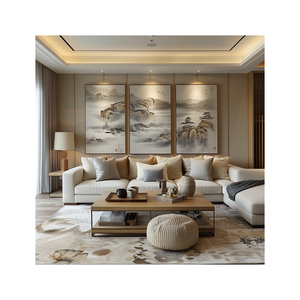 คอนเซปต์2024 Ai 3D พื้นที่สไตล์จีนใหม่บริการเรนเดอร์ที่ทันสมัยดีไซน์เฟอร์นิเจอร์บ้านสร้างสรรค์สำหรับห้องนั่งเล่น - Product Image 1