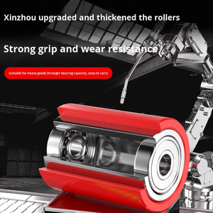 Un char omnidirectionnel à traction manuelle à haute intensité a été utilisé pour transporter le bétail au sol à midi, char à traction manuelle universel - Product Image 3