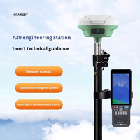 Récepteur GPS RTK portable haute précision A30, 1408 canaux, indice de protection IP66, émetteur-récepteur intégré, Wi-Fi/Bluetooth, fonctionnement de -30 à 65 °C