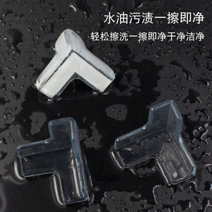 Deli Transparent Corner <b>Protectors</b> L Shape Plastic Baby Safety Pads For <b>Table</b> Edge Protection - Product Image 1