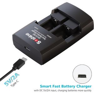 Soshine Cr123 Cr2 Smart Battery <b>Charger</b> For Camera 3V Rechargeable Batteries Desktop Type With <b>Usb</b> Cable - Product Image 3