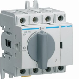 Sezionatore Rotativo Hager 4P 63A per Applicazioni a Bassa Tensione - Product Image 1