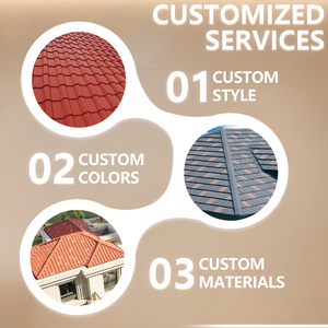Tuiles de toit multi-usages personnalisées à prix d'usine, tuiles de toit artificielles Tejas Del Techo, tuiles de toit durables et stables pour villa - Product Image 5