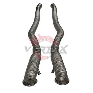 Tubo de Escape de Acero Inoxidable VORTEX 304 Sin CEL, Ajuste Directo para Ferrari F12 812 6.3L 6.5L V12 2012-2023 - Product Image 1
