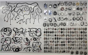 معدات كهربائية توصيل كابل مع تصميم ملفوف وغمد عازل شفاف ملفوف - Product Image 6