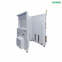 Chaîne de convoyage de cartons de tabac en ligne à économie d'énergie, machine de stockage de palettes à coût réduit, distributeur de palettes